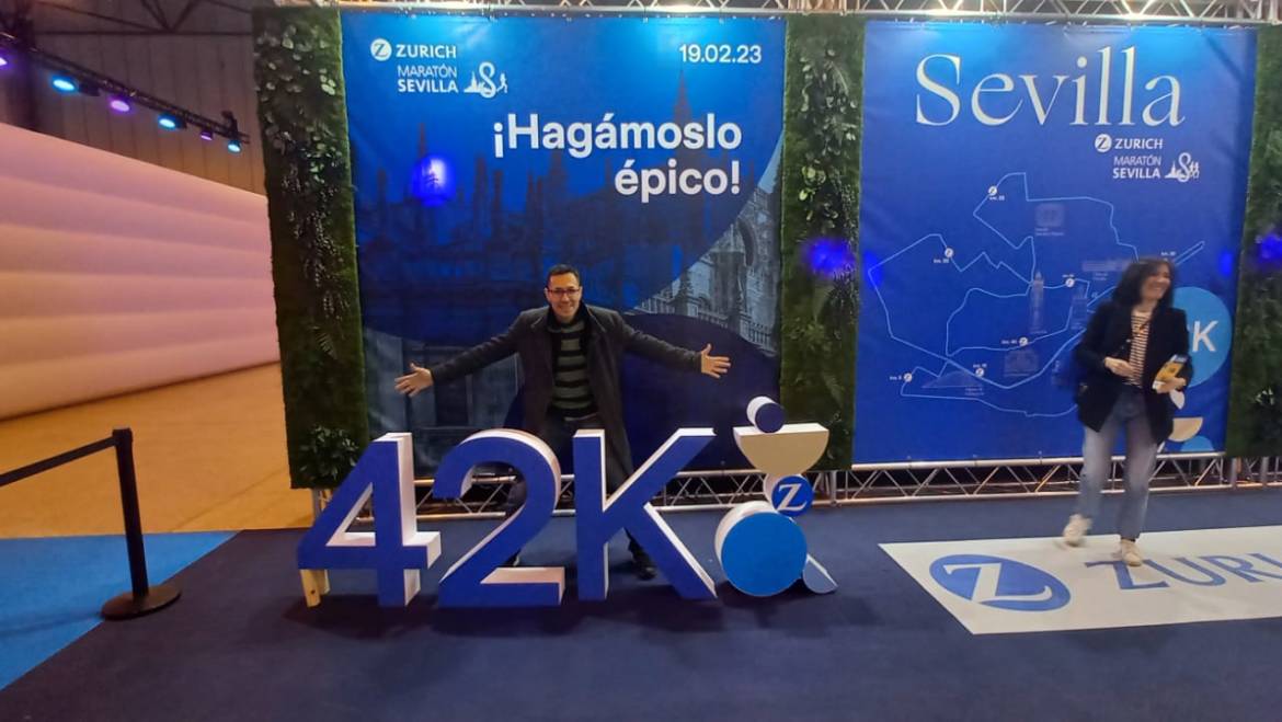 Jorge Raconte son Marathon de Seville
